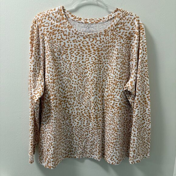 Lane Bryant NWT Leopard Print Long Sleeve Top Women’s Plus Size 18/20 - Picture 1 of 5